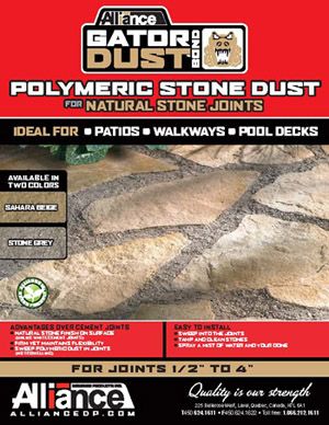Sahara Beige Alliance Gator Polymeric Stone Dust Bond 50lbs 